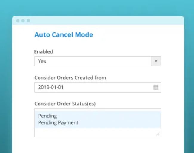 Cancel Pending Payments Magento