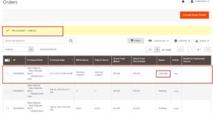 Uncancel order magento
